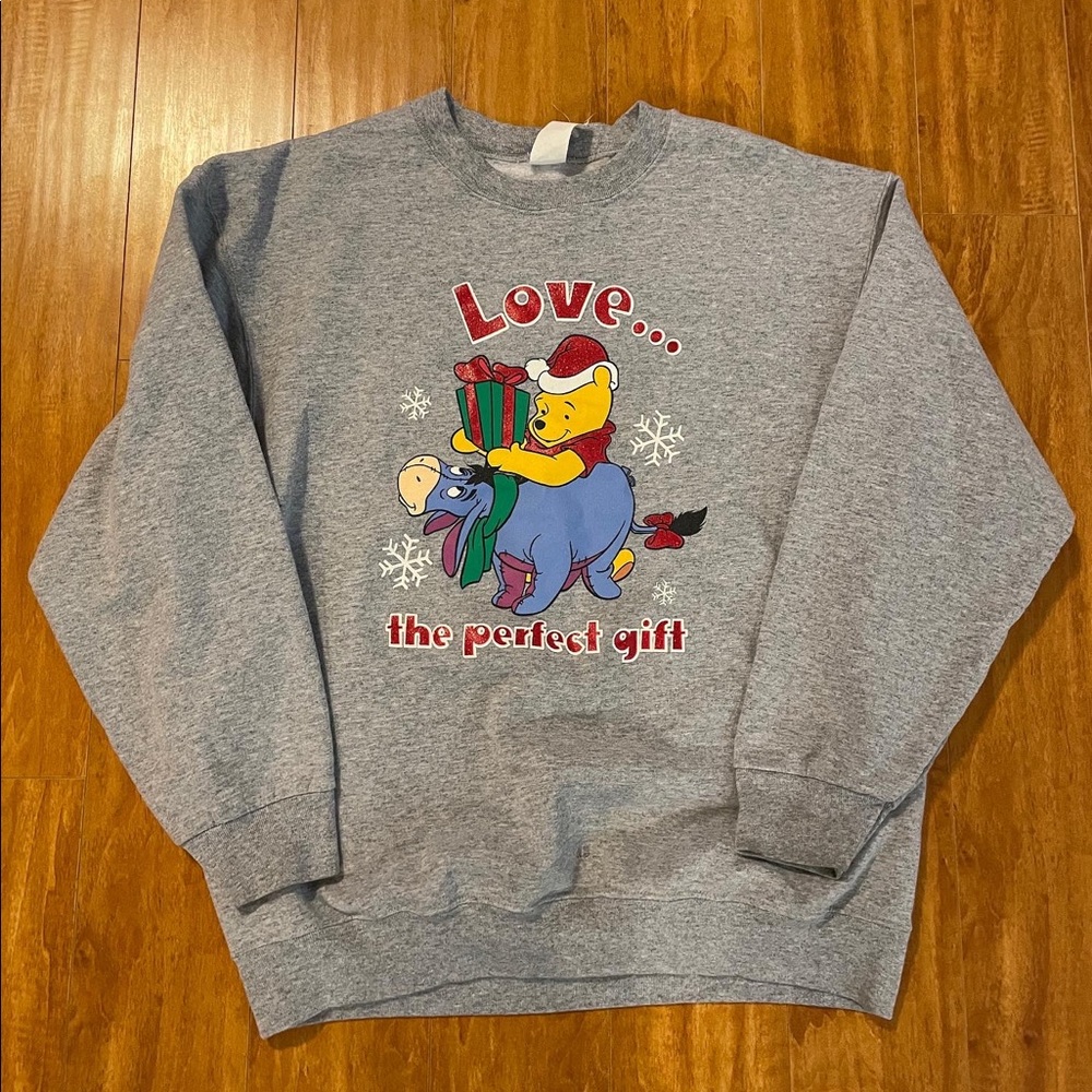 Vintage Winnie the Pooh Christmas Sweatshirt